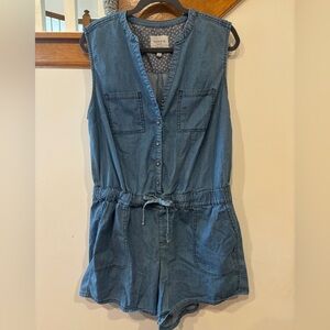 Torrid Denim Sleeveless Romper
